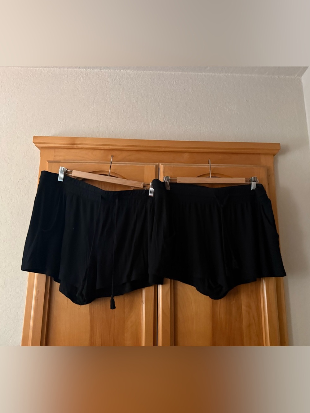 stars above Black lounge shorts